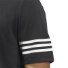 Remera Adidas Polo 3-Rayas Negro