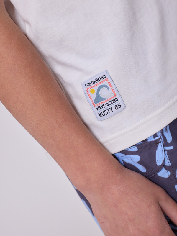 T-SHIRT ROKAI TEEN RUSTY Blanco