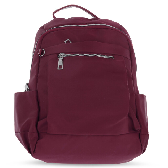 Mochila Miss Carol con cierres metalicos AZURITA Rojo