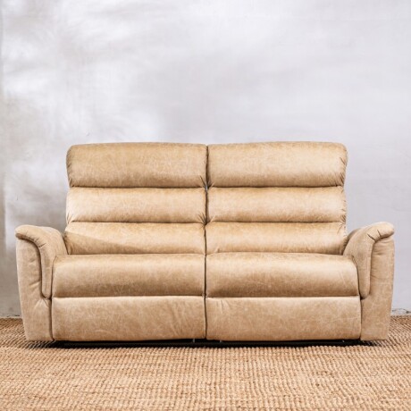 Sillón Reclinable Benson 2 Cuerpos Beige