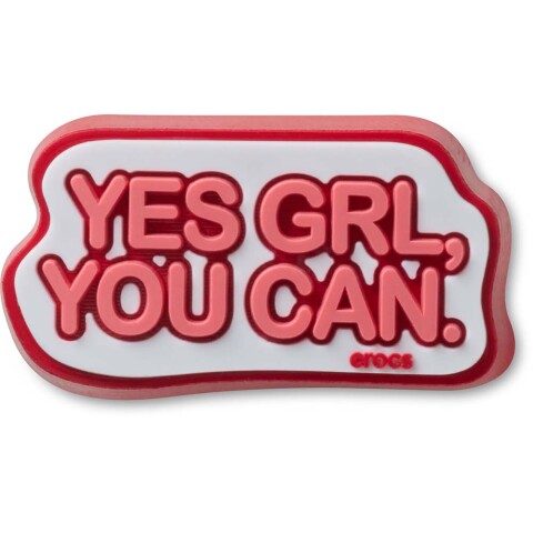 Jibbitz Yes Girl You Can Multicolor
