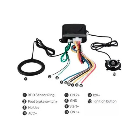 ACCESORIO INTERIOR - ALARMA 12V C/BOTON ARRANQUE WESTON ACCESORIO INTERIOR - ALARMA 12V C/BOTON ARRANQUE WESTON