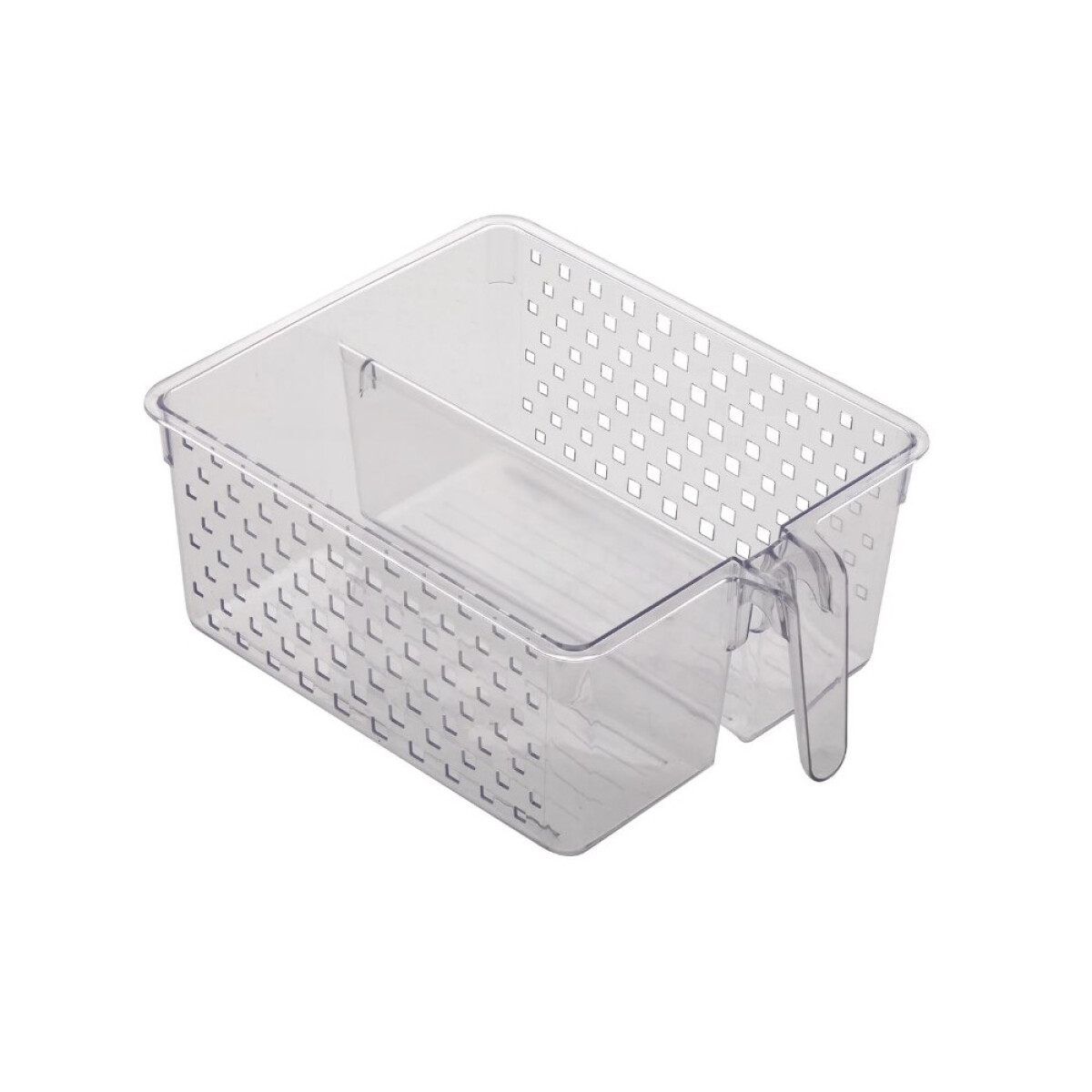 CESTO ORGANIZADOR CRDITAL CON ASA Y DIVISION 34X26X14 CM. 