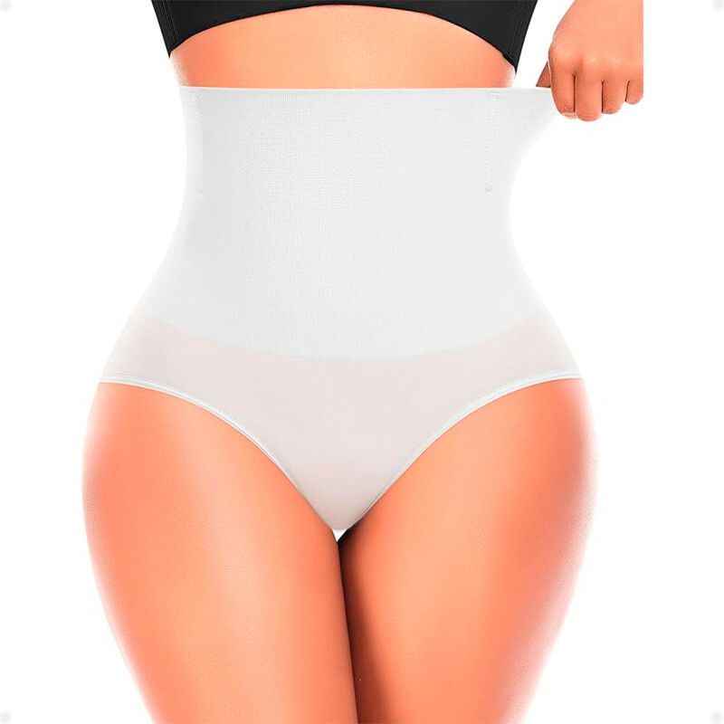 Faja Bikini Reductora Con Broche Blanco