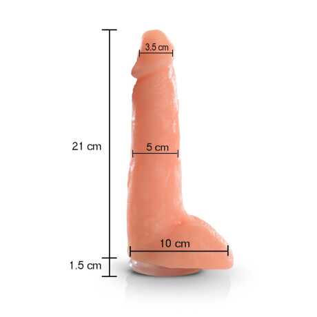 Vibrador Realista A Control Remoto Recargable USB Piel