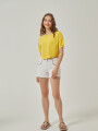 Blusa Hongse Amarillo Fluo
