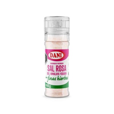 Sal Rosa Finas Hierbas Dani 100 gr Molinillo Sal Rosada Himalaya Dani 100g