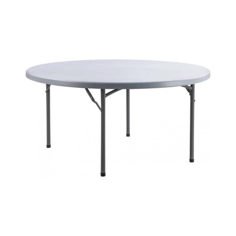 MESA PLEGABLE BLANCO POLIETILENO Y METAL AVA
