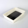 BADEJA RECT PLAST BLANCO 25X17X5CM Unica