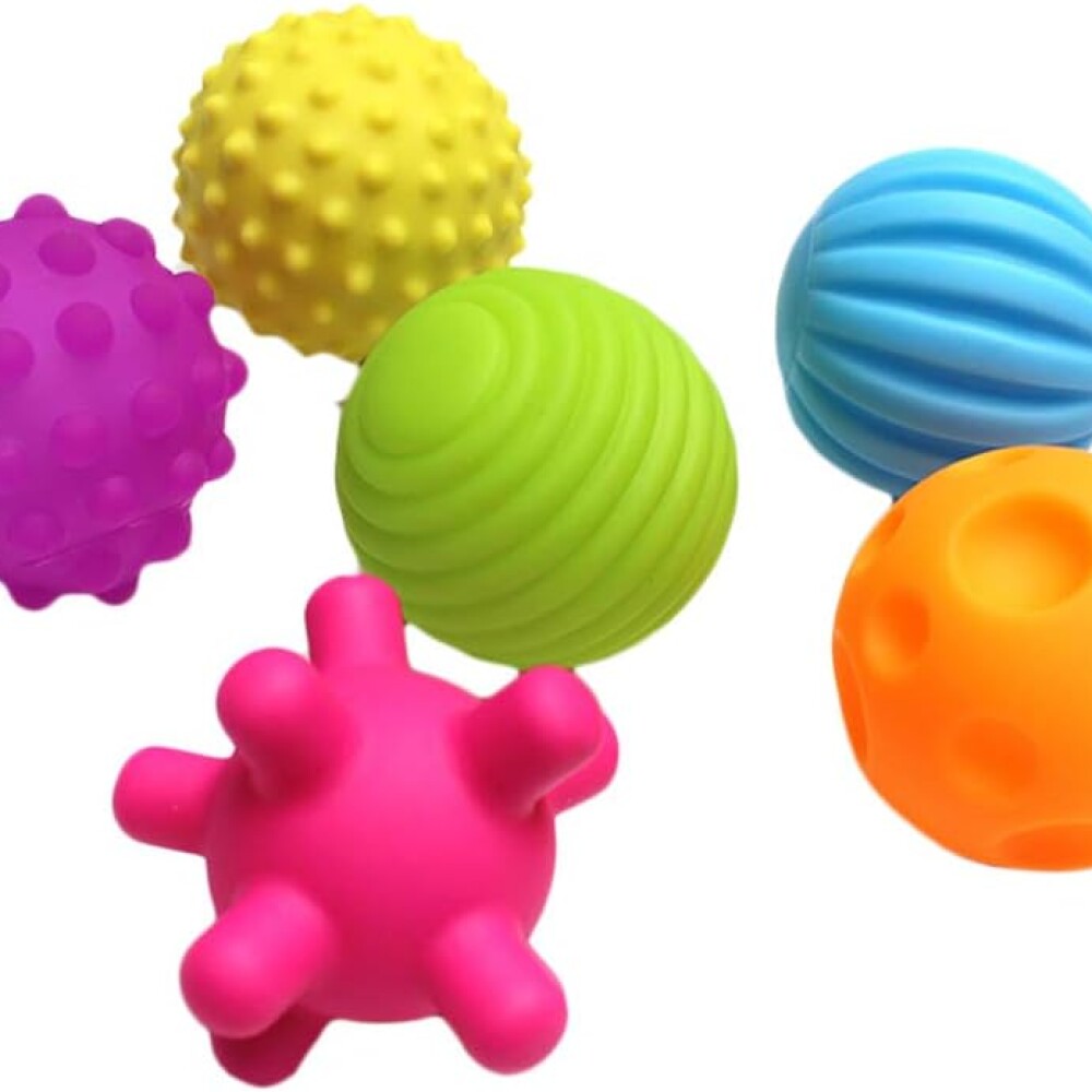 Set pelotas silicona estimulacion colores fuertes