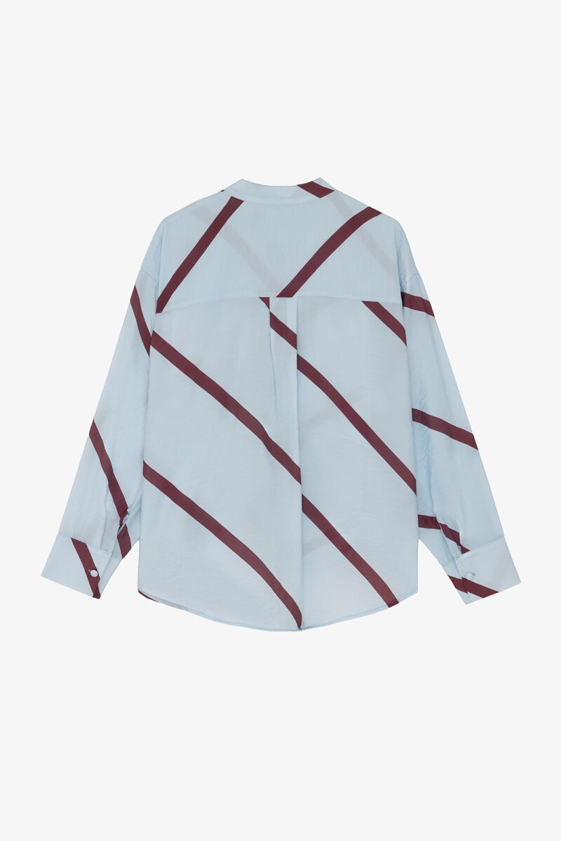 CAMISA PRINT Azul