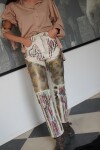 Leather Jeans Crawford By cocó Hielo / Dorado