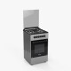 Cocina Combinada Genova Silver 3H + 1 Disco Eléctrico - Meli Cocina Combinada Genova Silver 3H + 1 Disco Eléctrico - Meli