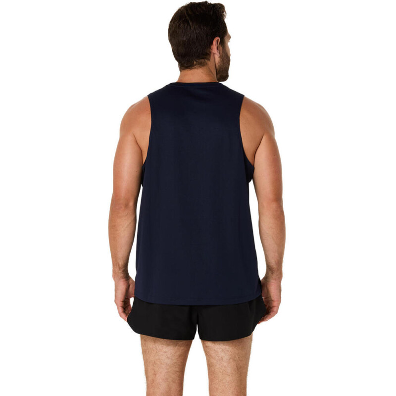 Bividi Running Silver Singlet Hombre Midnight