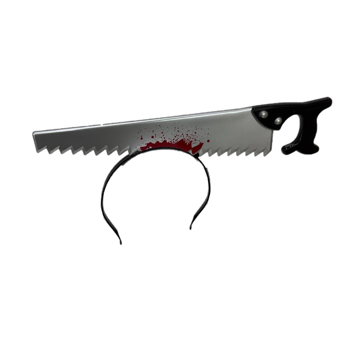 Vincha con serrucho de halloween - Vincha Con Serrucho De Halloween 