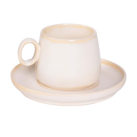 TAZA C/PLATO 200ML CERAMICA MULTICOLOR A076