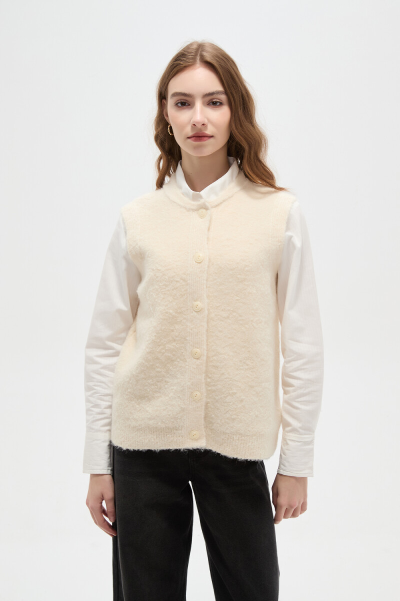 Chaleco Burum - Crudo / Natural 