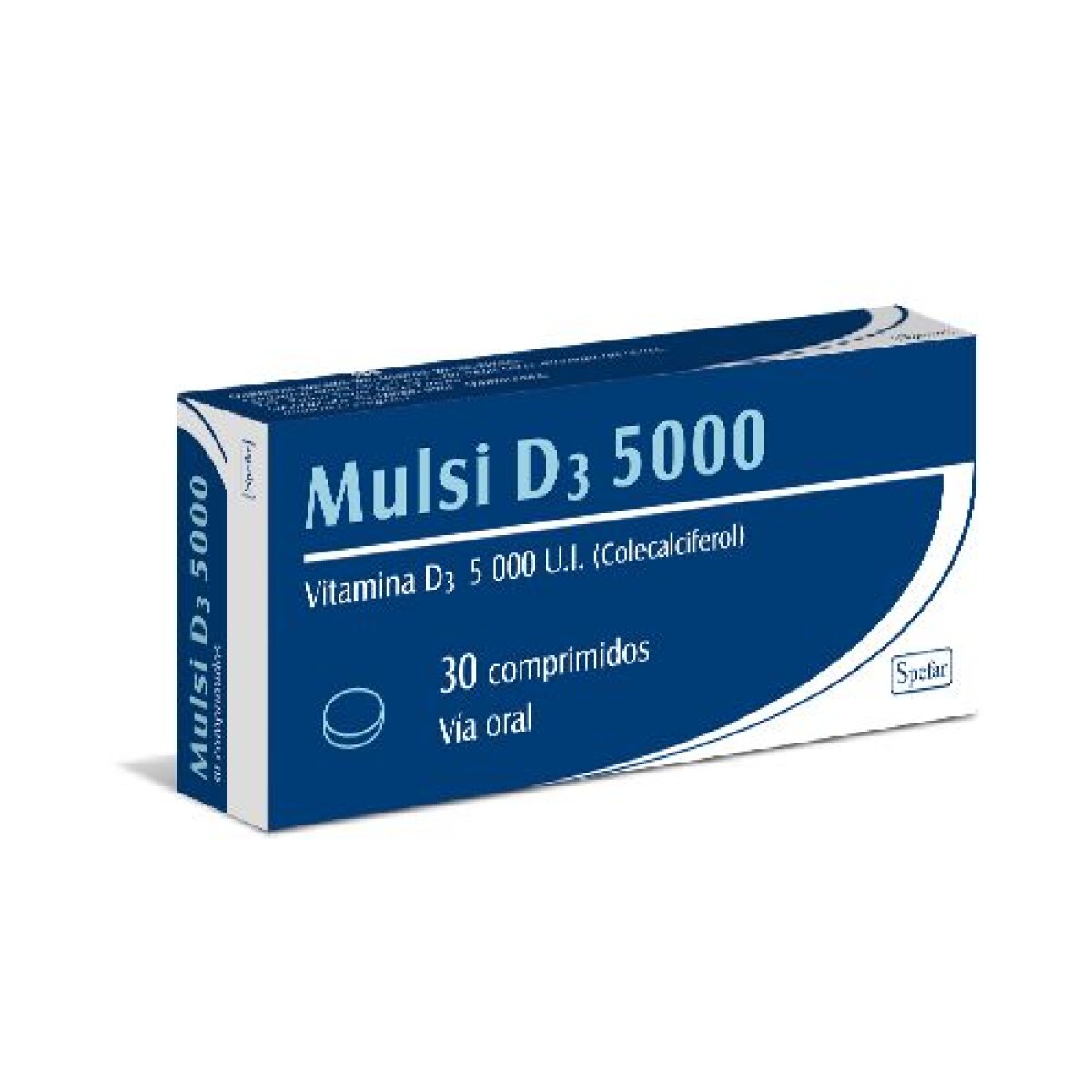 Mulsi D3 5000 UI 30 Comprimidos 