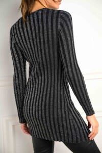 Sweater Tejido Lurex Negro