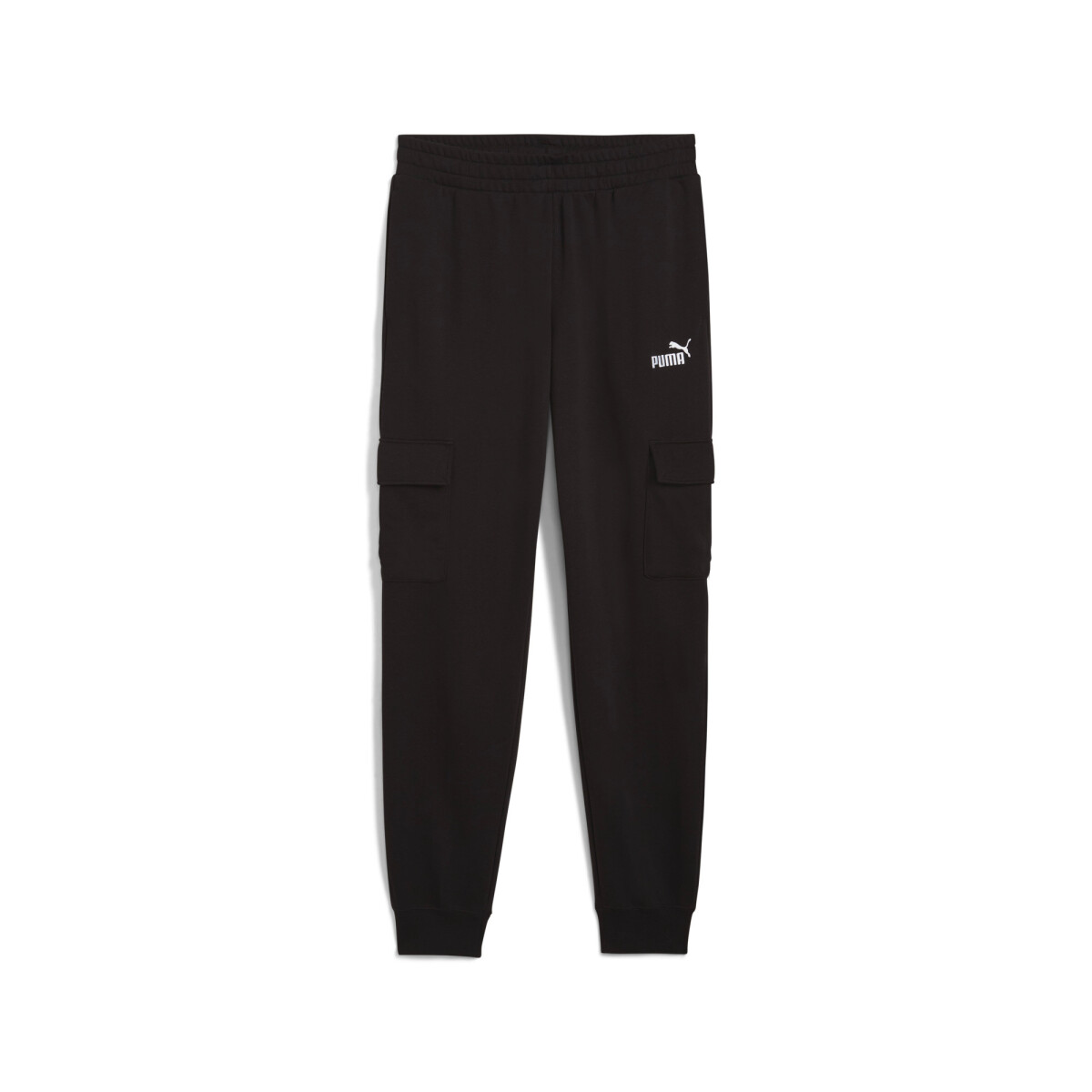 Pantalón Largo ESS No.1 Logo Cargo TR Chupín de Hombre - Negro 