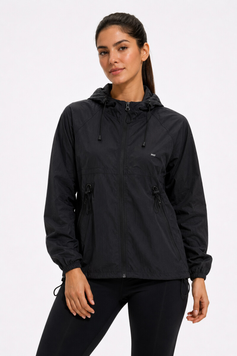 Campera Cortaviento - Negro 