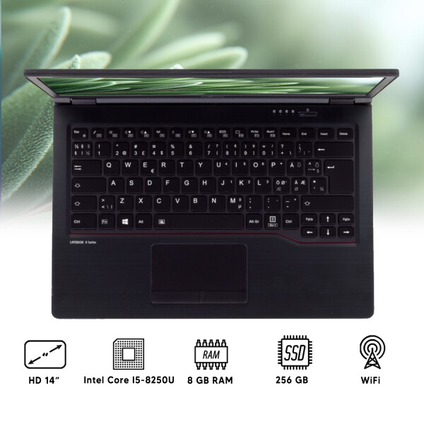 Notebook Fujitsu U748 I5 / 8gb Ram / 256gb NOTEBOOK RFPL FUJITSU U748 I5/8/256/14"
