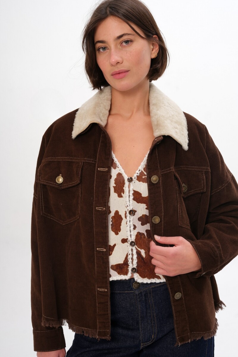 Sobrecamisa Serrana Chocolate