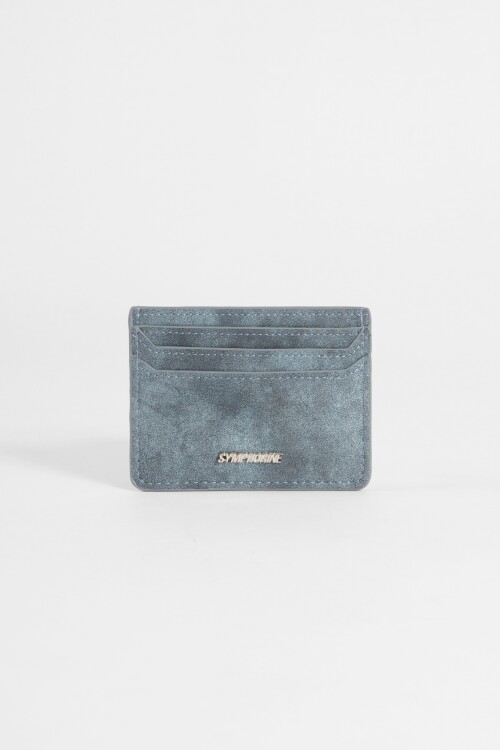 Tarjetero basic azul