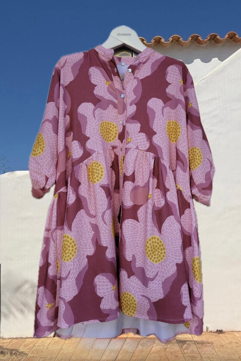 Vestido Cala Estampa - Rose 