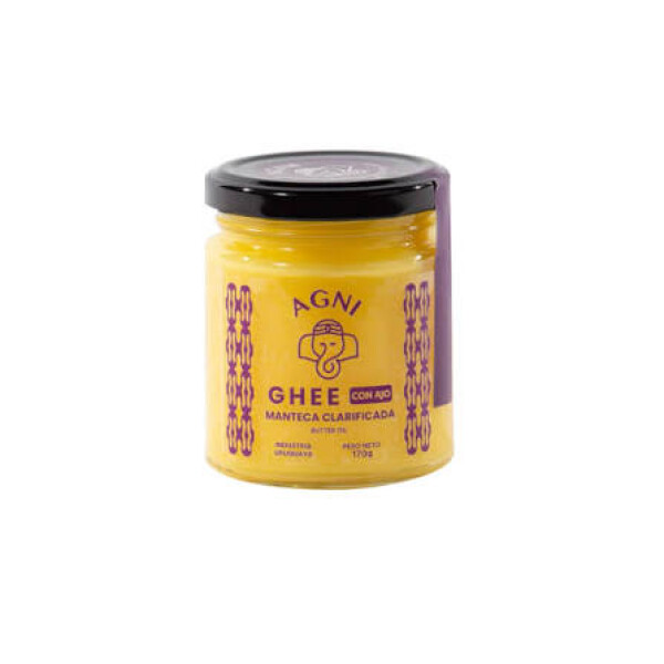 Agni Ghee Ajo | Manteca Clarificada con Ajo | 170 g Agni Ghee Ajo | Manteca Clarificada con Ajo | 170 g