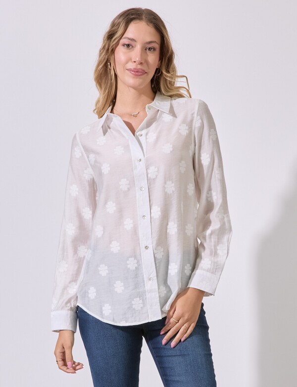 Camisa Bordada CRUDO