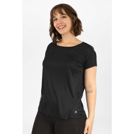 T-shirt piuma Negro