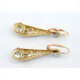Caravanas Antiguas Platino, Oro 18K Y Brillantes Caravanas Antiguas Platino, Oro 18K Y Brillantes