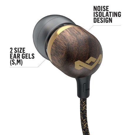 Auriculares SMILE JAMAICA (mini jack) Dorado