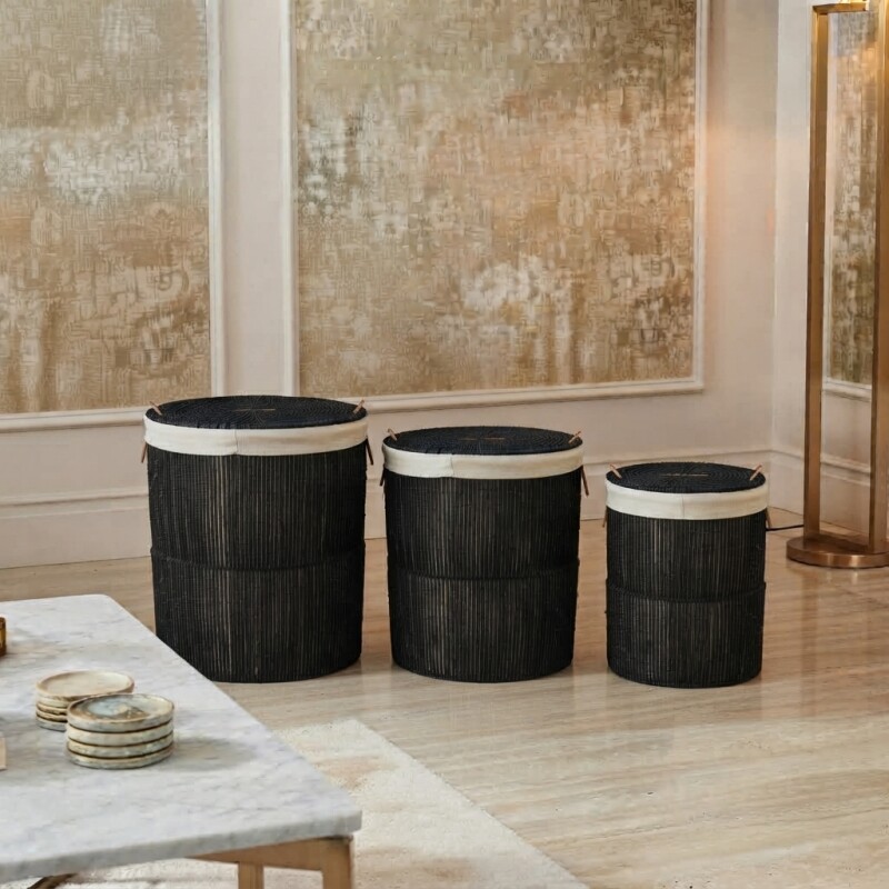 Cesto organizador fibras naturales Tokio grande Cesto organizador fibras naturales Tokio grande