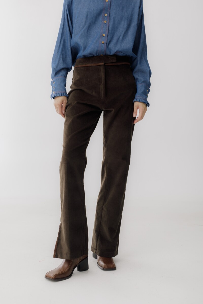 PANTALON MARIA FW25 - Chocolate 