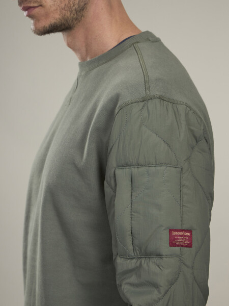 FLEECE TIOSHA VERDE MILITAR