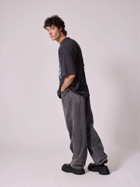 T-SHIRT DIXIE MOYA GRIS OSCUR