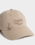 Caps Gorra Denim Bordada - Blanco Crudo