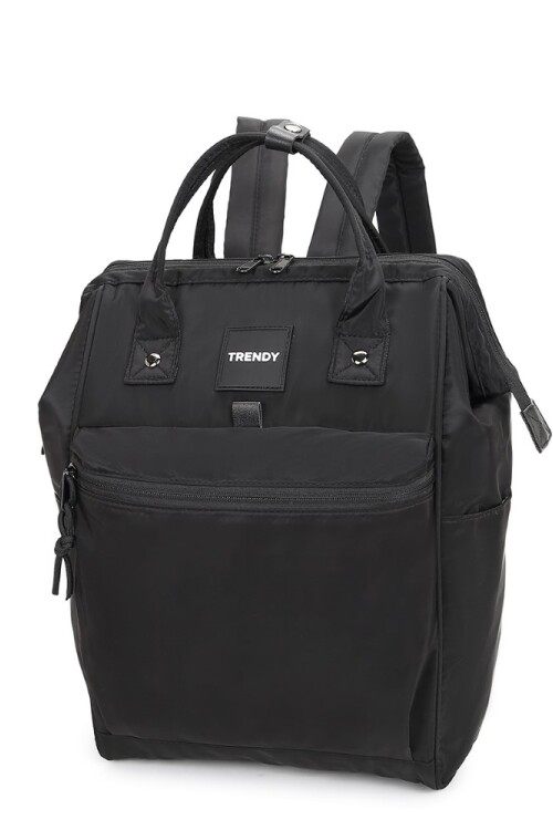 Mochila boca de pez multicierres Negro