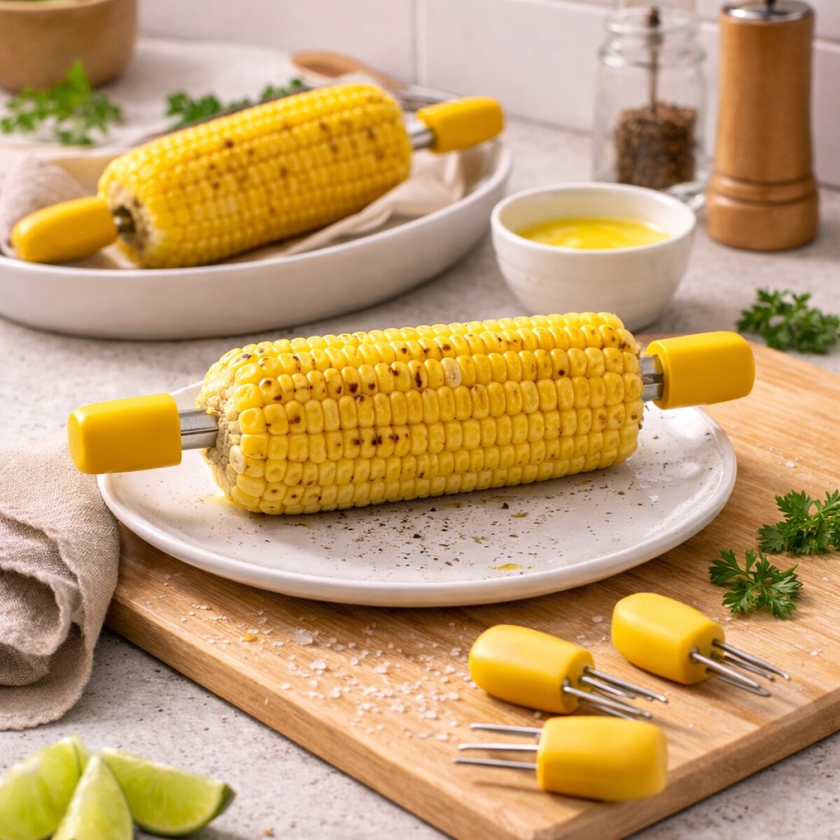 Pinchos para Choclo Set 4 Unidades 