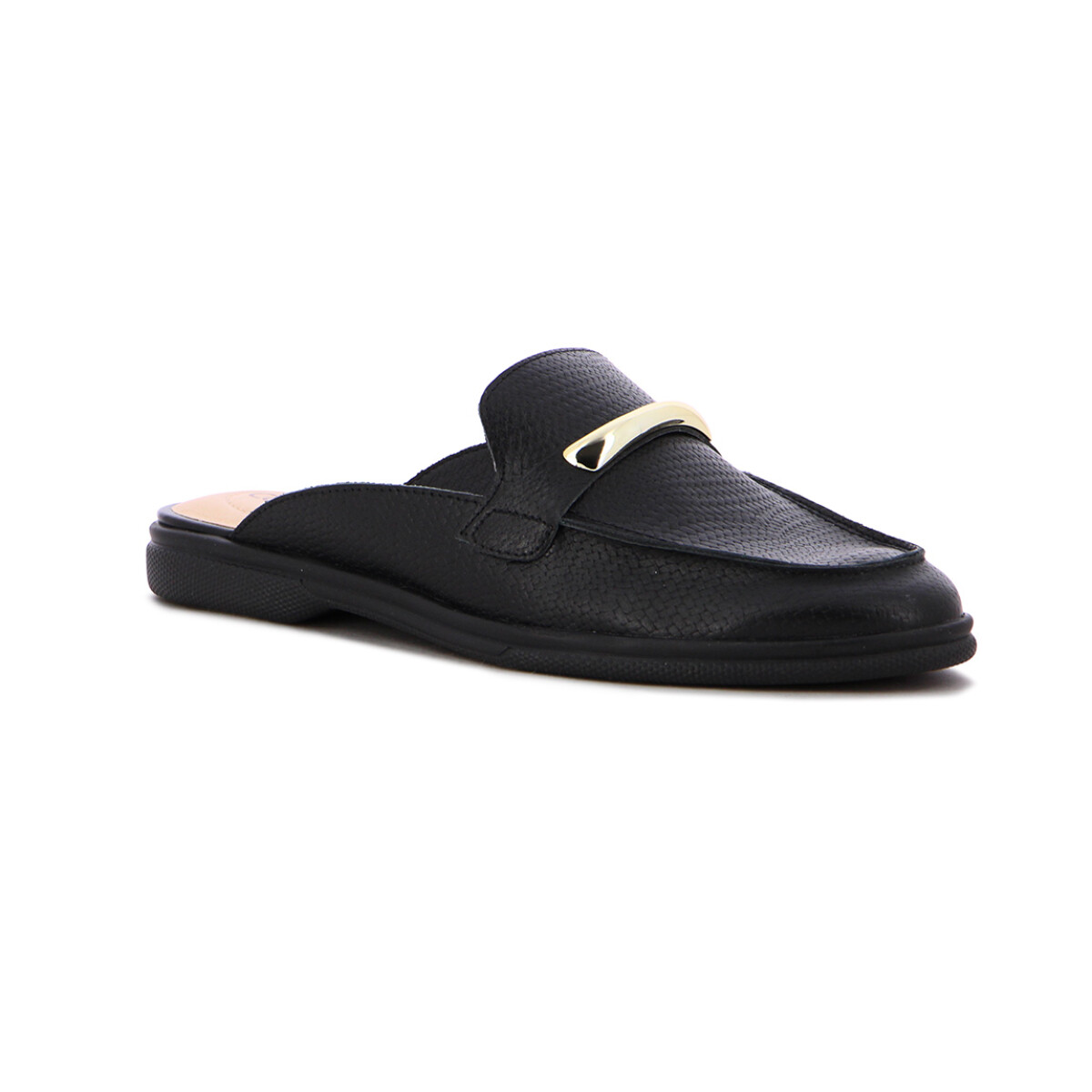 Zuecos Mujer Comfortflex Suela Baja - Negro 