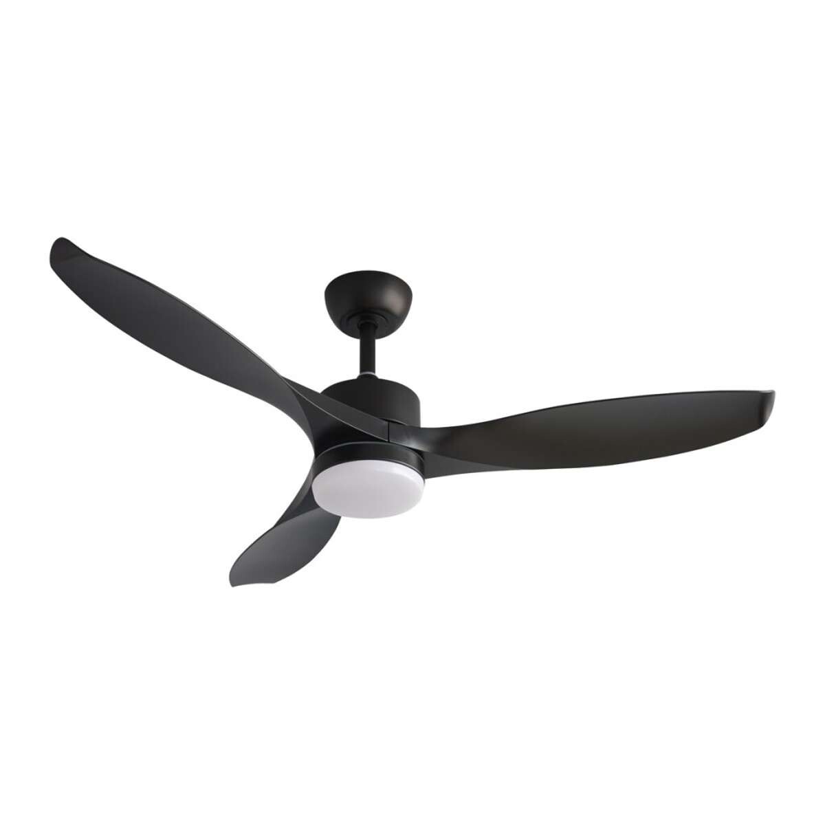 Ventilador de Techo Practic Life FS52011 con Luz LED y Control Remoto - Negro 