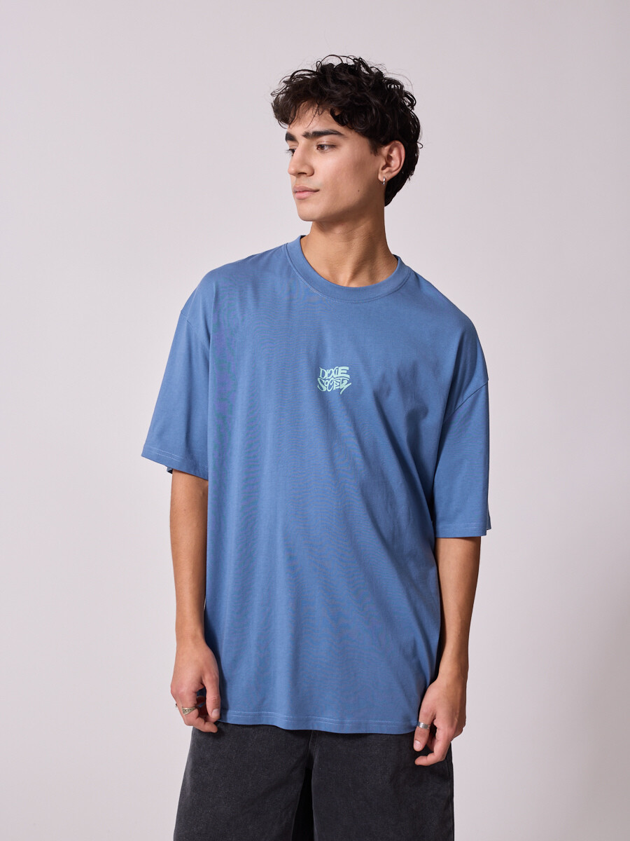 T-SHIRT TULAN DIXIE Azul Piedra