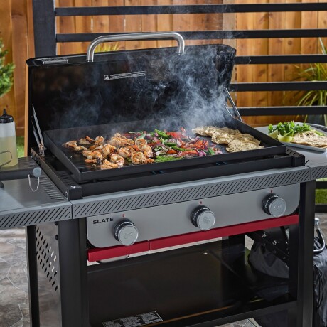 Plancha a Gas Weber Slate 28" (71 cm) 3 Quemadores Resistente al Óxido Plancha a Gas Weber Slate 28" (71 cm) 3 Quemadores Resistente al Óxido