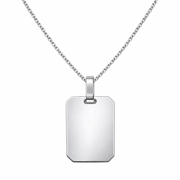 Dije Placa rectangular - Plata 925 - sin piedra - CP4706 sinpiedra