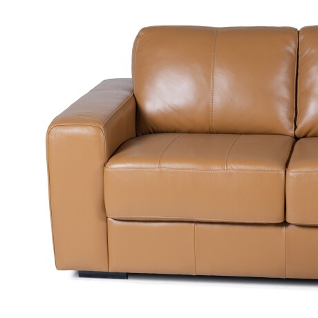 Rinconera Colorado - Cuero Básico - Chaise Derecho Camel - (Preventa)