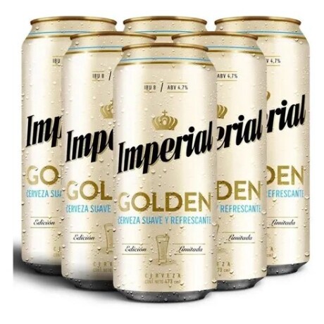 Pack X6 Cerveza Imperial Golden Lata 473ML 001