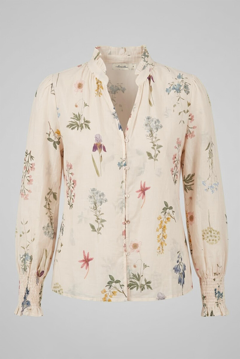 CAMISA BLOOM - NATURAL 