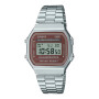 Reloj CASIO RETRO A168WA-5AYDF Acero Plateado Esfera 33mm 0